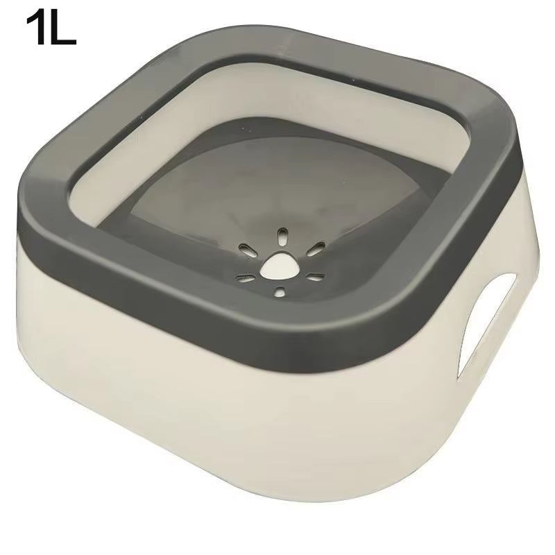  Pet Floating Water Bowl | Spill-Proof Design with Slow-Feed Technology