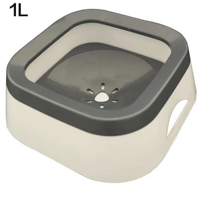  Pet Floating Water Bowl | Spill-Proof Design with Slow-Feed Technology