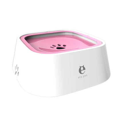  Pet Floating Water Bowl | Spill-Proof Design with Slow-Feed Technology