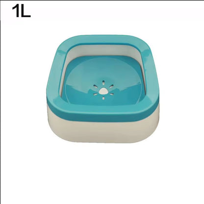  Pet Floating Water Bowl | Spill-Proof Design with Slow-Feed Technology