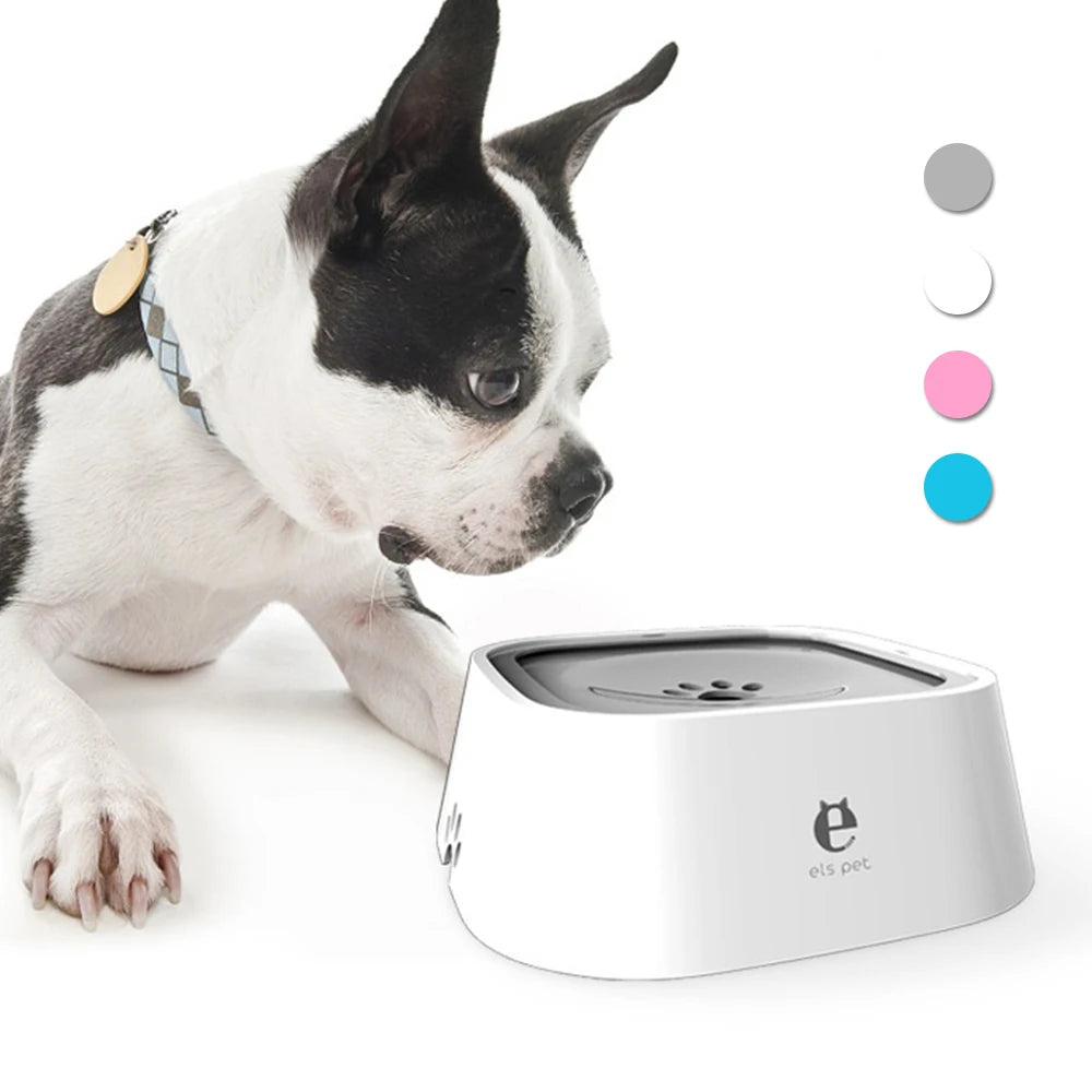  Pet Floating Water Bowl | Spill-Proof Design with Slow-Feed Technology