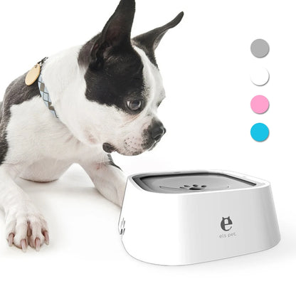  Pet Floating Water Bowl | Spill-Proof Design with Slow-Feed Technology
