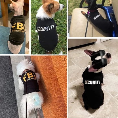 Funny Dog Shirt 4-Pack | Small Dog Clothes Set with Playful Designs